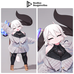 「うしちゃん」 - Ushichang - オリジナル3Dモデル #e62f8b 缩略图 19