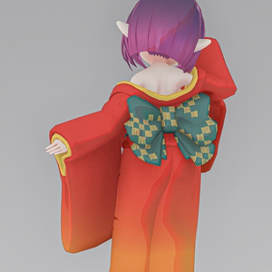 オリジナル3Dモデル 鬼山燈、鬼谷晶 #e62f8b 缩略图 12