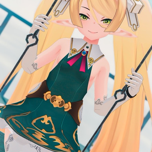 「エルフの森のメース」 - Maca of the Elven Forest - オリジナル3Dモデル  #e62f8b 缩略图 12