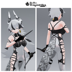 オリジナル3Dモデル 適応する獣 実験体β - Adaptive beast Experimental subject β -  #e62f8b