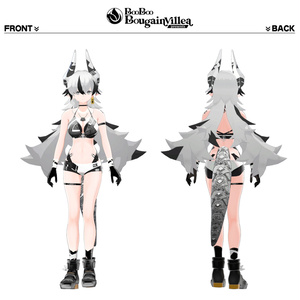 「適応する獣 実験体β 」- Adaptive beast Experimental subject β - オリジナル3Dモデル VRCha #e62f8b 缩略图 8