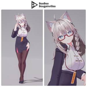「社畜キョンシーの椎木さん」オリジナル3Dモデル VRChat向けアバター #e62f8b 缩略图 38