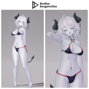 「社畜キョンシーの椎木さん」オリジナル3Dモデル VRChat向けアバター #e62f8b 缩略图 42