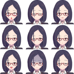 「社畜キョンシーの椎木さん」オリジナル3Dモデル VRChat向けアバター #e62f8b 缩略图 14