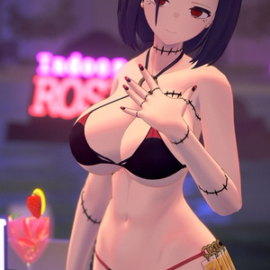 「社畜キョンシーの椎木さん」オリジナル3Dモデル VRChat向けアバター #e62f8b 缩略图 28
