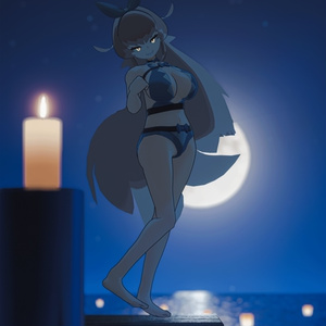【Quest対応】「鮫兎の渡航者トーコ」オリジナル3Dモデル VRChat向けアバター #e62f8b 缩略图 29
