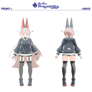 【Quest対応】「鮫兎の渡航者トーコ」オリジナル3Dモデル VRChat向けアバター #e62f8b 缩略图 9