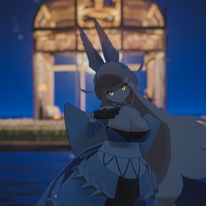 【Quest対応】「鮫兎の渡航者トーコ」オリジナル3Dモデル VRChat向けアバター #e62f8b 缩略图 21