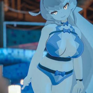 【Quest対応】「鮫兎の渡航者トーコ」オリジナル3Dモデル VRChat向けアバター #e62f8b 缩略图 28