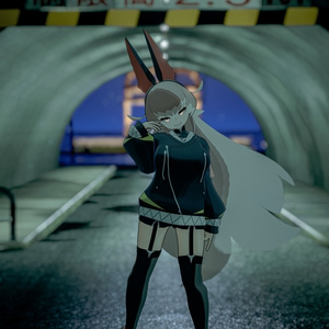 【Quest対応】「鮫兎の渡航者トーコ」オリジナル3Dモデル VRChat向けアバター #e62f8b 缩略图 27