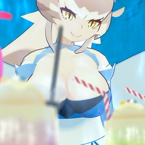【Quest対応】「鮫兎の渡航者トーコ」オリジナル3Dモデル VRChat向けアバター #e62f8b 缩略图 20