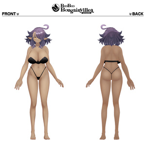 「黒薔薇のイレシス」オリジナル3Dモデル VRChat向けアバター #e62f8b 缩略图 9