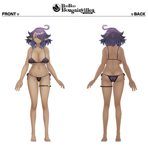 「黒薔薇のイレシス」オリジナル3Dモデル VRChat向けアバター #e62f8b 缩略图 12