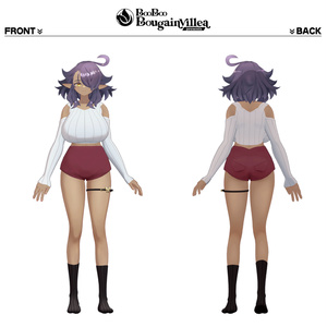 「黒薔薇のイレシス」オリジナル3Dモデル VRChat向けアバター #e62f8b 缩略图 11