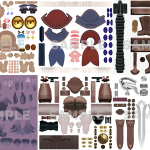 「黒薔薇のイレシス」オリジナル3Dモデル VRChat向けアバター #e62f8b 缩略图 15