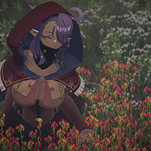 「黒薔薇のイレシス」オリジナル3Dモデル VRChat向けアバター #e62f8b 缩略图 17