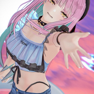 「女装男子の曾我くん」 オリジナル3Dモデル VRChat向けアバター #e62f8b 缩略图 23