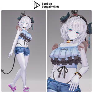 「女装男子の曾我くん」 オリジナル3Dモデル VRChat向けアバター #e62f8b 缩略图 29