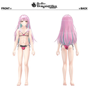 「女装男子の曾我くん」 オリジナル3Dモデル VRChat向けアバター #e62f8b 缩略图 9