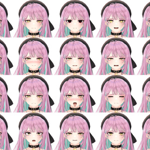 「女装男子の曾我くん」 オリジナル3Dモデル VRChat向けアバター #e62f8b 缩略图 13