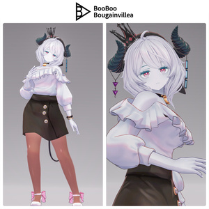 「女装男子の曾我くん」 オリジナル3Dモデル VRChat向けアバター #e62f8b 缩略图 28