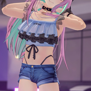 「女装男子の曾我くん」 オリジナル3Dモデル VRChat向けアバター #e62f8b 缩略图 22