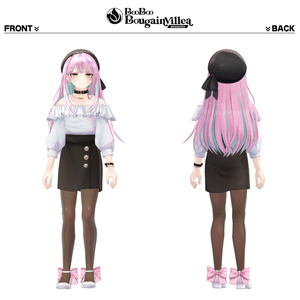 「女装男子の曾我くん」 オリジナル3Dモデル VRChat向けアバター #e62f8b 缩略图 7