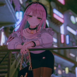 「女装男子の曾我くん」 オリジナル3Dモデル VRChat向けアバター #e62f8b 缩略图 17