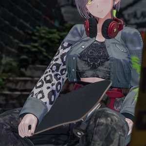 「鬼のお姉さん 霧子」 複数アバター対応衣装同梱 オリジナル3Dモデル VRChat向けアバター #e62f8b 缩略图 25