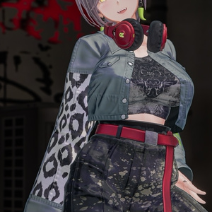 「鬼のお姉さん 霧子」 複数アバター対応衣装同梱 オリジナル3Dモデル VRChat向けアバター #e62f8b 缩略图 24