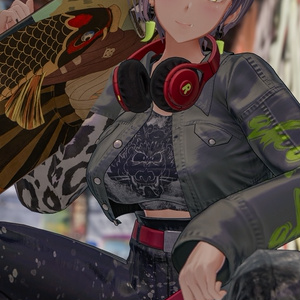「鬼のお姉さん 霧子」 複数アバター対応衣装同梱 オリジナル3Dモデル VRChat向けアバター #e62f8b 缩略图 26