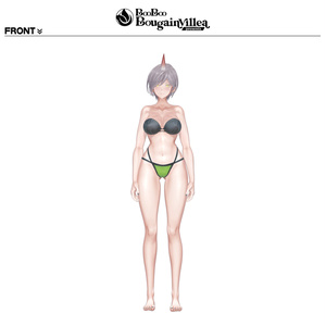 「鬼のお姉さん 霧子」 複数アバター対応衣装同梱 オリジナル3Dモデル VRChat向けアバター #e62f8b 缩略图 7