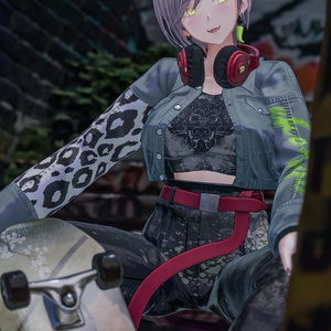 「鬼のお姉さん 霧子」 複数アバター対応衣装同梱 オリジナル3Dモデル VRChat向けアバター #e62f8b 缩略图 23