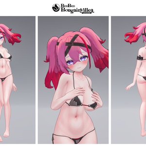 「デュラハンナースの範奈さん」 複数アバター対応衣装同梱 オリジナル3Dモデル VRChat向けアバター #e62f8b 缩略图 18