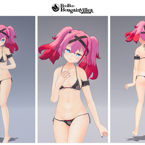 「デュラハンナースの範奈さん」 複数アバター対応衣装同梱 オリジナル3Dモデル VRChat向けアバター #e62f8b 缩略图 29