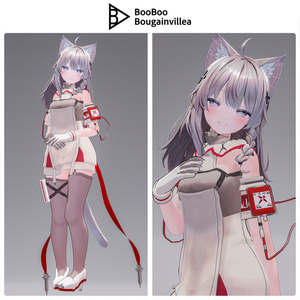 「デュラハンナースの範奈さん」 複数アバター対応衣装同梱 オリジナル3Dモデル VRChat向けアバター #e62f8b 缩略图 55