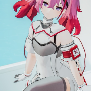 「デュラハンナースの範奈さん」 複数アバター対応衣装同梱 オリジナル3Dモデル VRChat向けアバター #e62f8b 缩略图 41