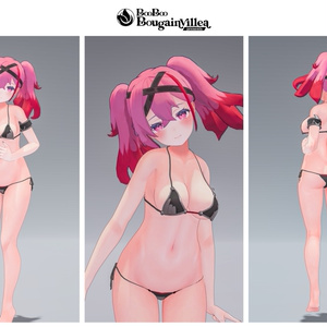 「デュラハンナースの範奈さん」 複数アバター対応衣装同梱 オリジナル3Dモデル VRChat向けアバター #e62f8b 缩略图 20