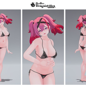 「デュラハンナースの範奈さん」 複数アバター対応衣装同梱 オリジナル3Dモデル VRChat向けアバター #e62f8b 缩略图 33