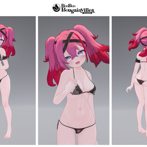 「デュラハンナースの範奈さん」 複数アバター対応衣装同梱 オリジナル3Dモデル VRChat向けアバター #e62f8b 缩略图 16