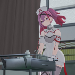 「デュラハンナースの範奈さん」 複数アバター対応衣装同梱 オリジナル3Dモデル VRChat向けアバター #e62f8b 缩略图 51