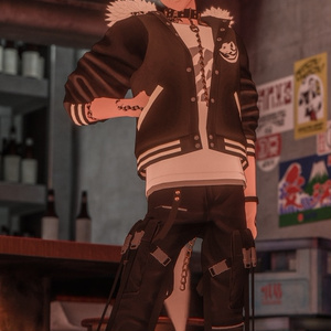 「咎牙」 複数アバター対応衣装同梱 オリジナル3Dモデル VRChat向けアバター #e62f8b 缩略图 25