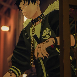 「咎牙」 複数アバター対応衣装同梱 オリジナル3Dモデル VRChat向けアバター #e62f8b 缩略图 22