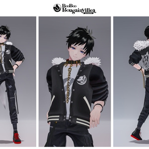「咎牙」 複数アバター対応衣装同梱 オリジナル3Dモデル VRChat向けアバター #e62f8b 缩略图 17