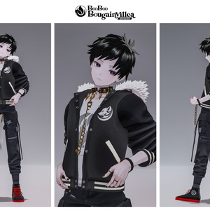 「咎牙」 複数アバター対応衣装同梱 オリジナル3Dモデル VRChat向けアバター #e62f8b 缩略图 19