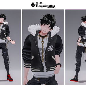 「咎牙」 複数アバター対応衣装同梱 オリジナル3Dモデル VRChat向けアバター #e62f8b 缩略图 15