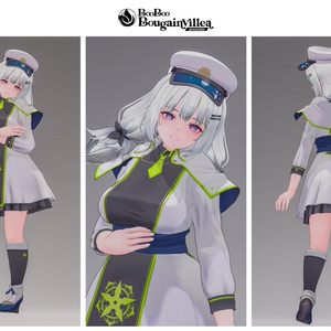 「料理部の美津名」 複数アバター対応衣装同梱 オリジナル3Dモデル VRChat向けアバター #e62f8b 缩略图 31