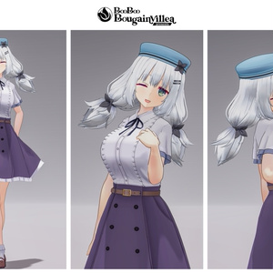 「料理部の美津名」 複数アバター対応衣装同梱 オリジナル3Dモデル VRChat向けアバター #e62f8b 缩略图 14