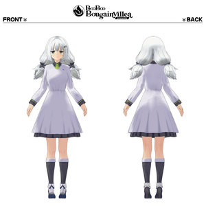 「料理部の美津名」 複数アバター対応衣装同梱 オリジナル3Dモデル VRChat向けアバター #e62f8b 缩略图 4