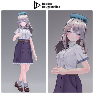 「料理部の美津名」 複数アバター対応衣装同梱 オリジナル3Dモデル VRChat向けアバター #e62f8b 缩略图 74